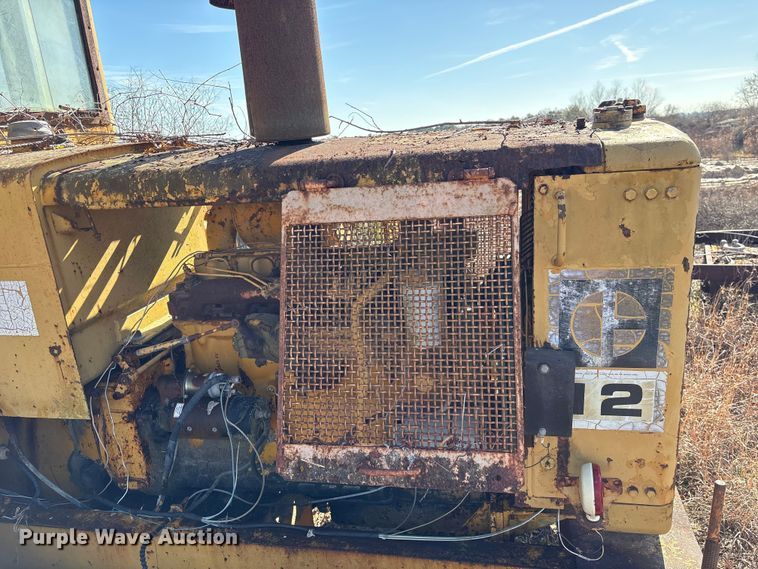 image for item EU7355 1971 Caterpillar 12F rigid frame motor grader
