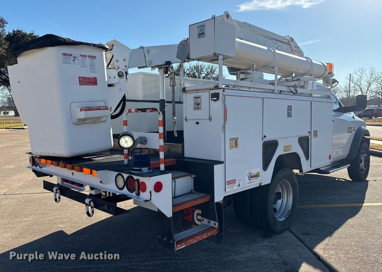 image for item EU7367 2017 RAM 5500 bucket truck