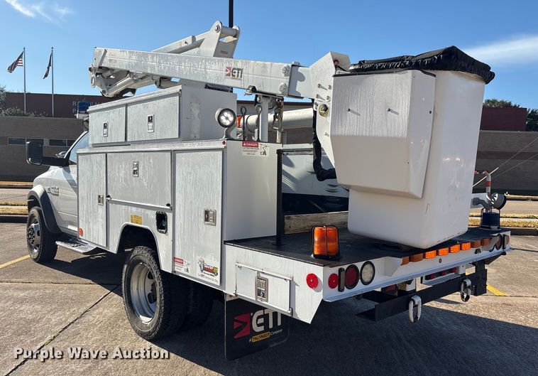 image for item EU7367 2017 RAM 5500 bucket truck