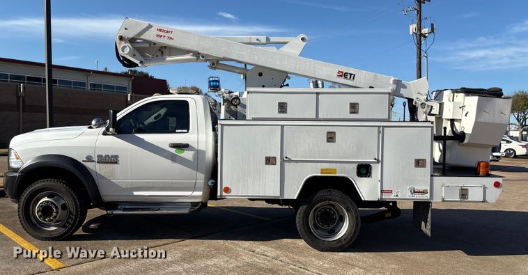 image for item EU7367 2017 RAM 5500 bucket truck
