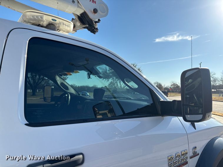 image for item EU7367 2017 RAM 5500 bucket truck