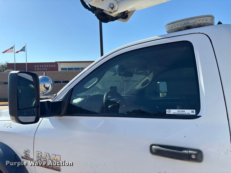 image for item EU7369 2016 RAM 5500 bucket truck