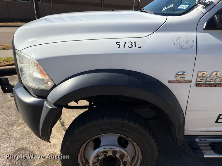 image for item EU7369 2016 RAM 5500 bucket truck