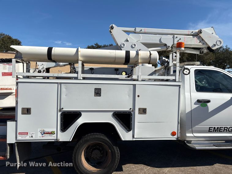 image for item EU7369 2016 RAM 5500 bucket truck