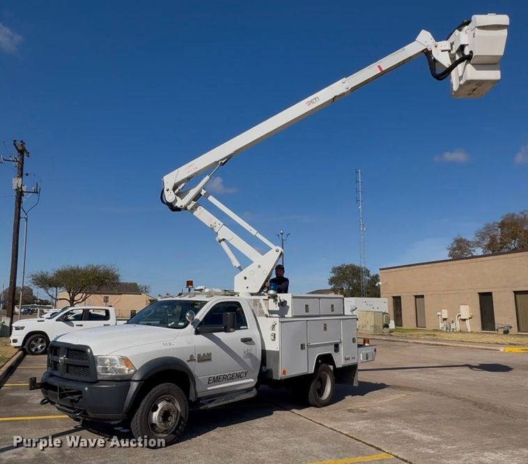 image for item EU7369 2016 RAM 5500 bucket truck
