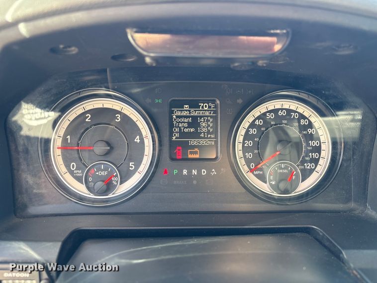 image for item EU7369 2016 RAM 5500 bucket truck