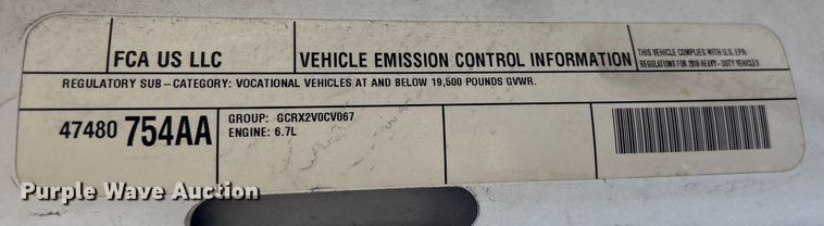 image for item EU7369 2016 RAM 5500 bucket truck