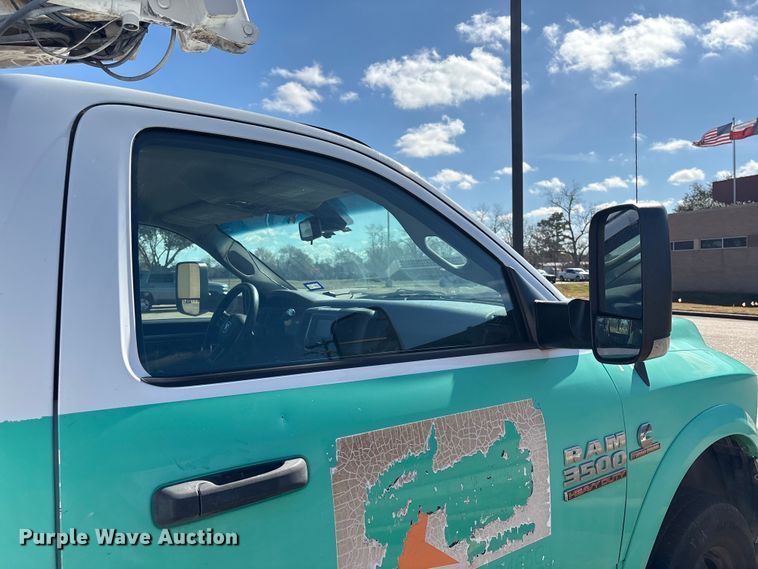 image for item EU7370 2015 RAM 3500 bucket truck