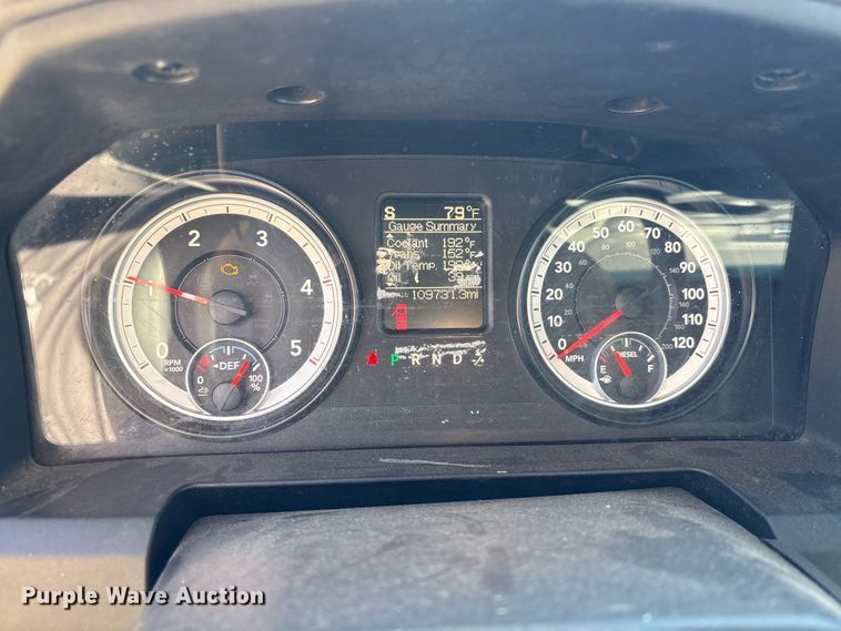 image for item EU7370 2015 RAM 3500 bucket truck