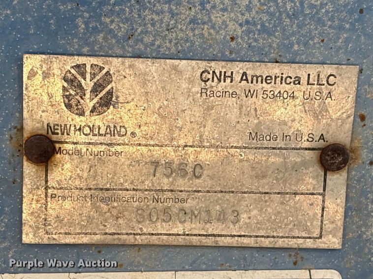 image for item EU7405 New Holland TC30 MFWD tractor