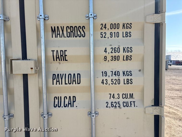 image for item EV2701 2025 shipping container