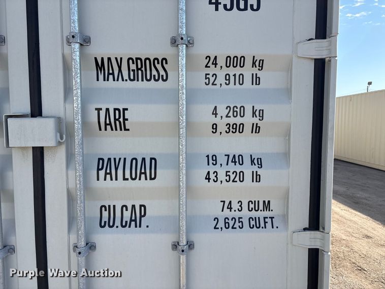 image for item EV2701 2025 shipping container