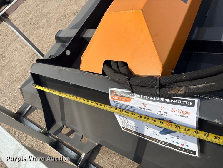 image for item EV2725 2025 Arteer HDBC-72W skid steer brush mower