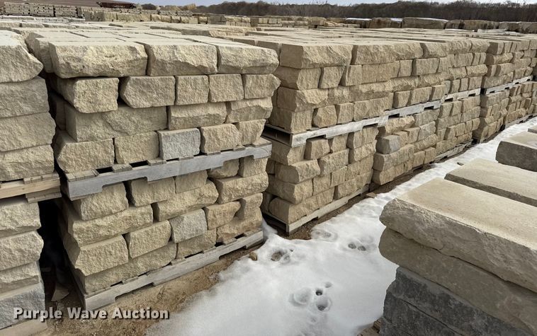 image for item EV6006 Approximately 14 pallets of landscape stone