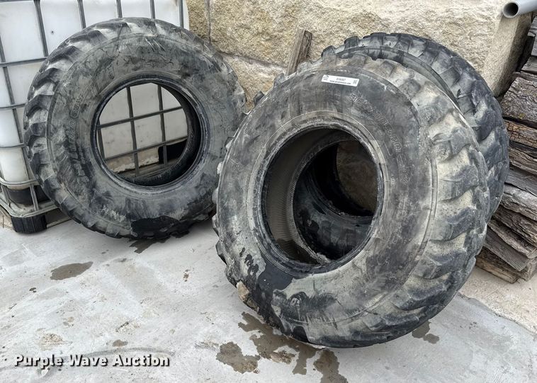 image for item EV6007 (3) Dunlop 365/80R20  wheel loader tires