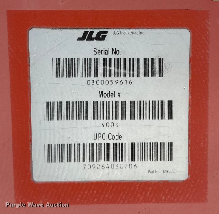 image for item FB0637 JLG 400S boom lift