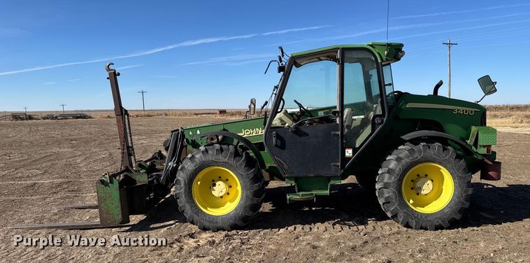 image for item FB0643 2002 John Deere 3400 telehandler