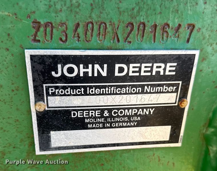 image for item FB0643 2002 John Deere 3400 telehandler