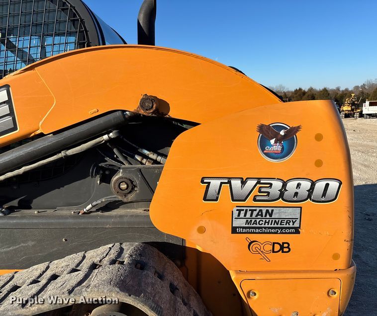 image for item FB2991 2012 Case TV380 tracked skid steer loader