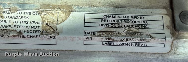 image for item FB3012 2008 Peterbilt 365 ready mix truck