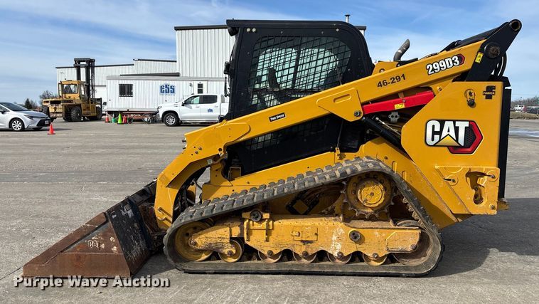 image for item FB3027 2022 Caterpillar 299D3 tracked skid steer loader
