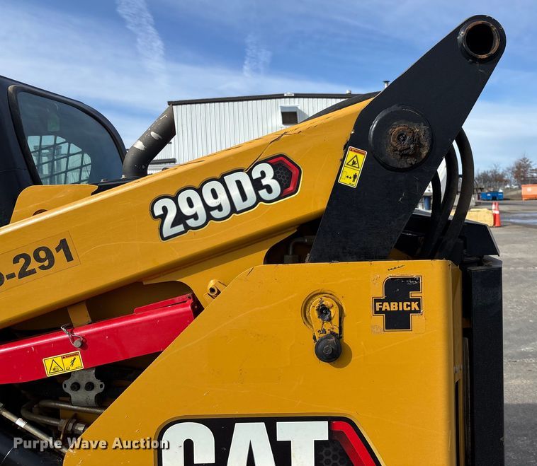 image for item FB3027 2022 Caterpillar 299D3 tracked skid steer loader