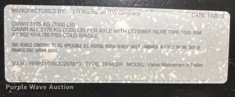 image for item FB3497 2013 Wachs valve exerciser