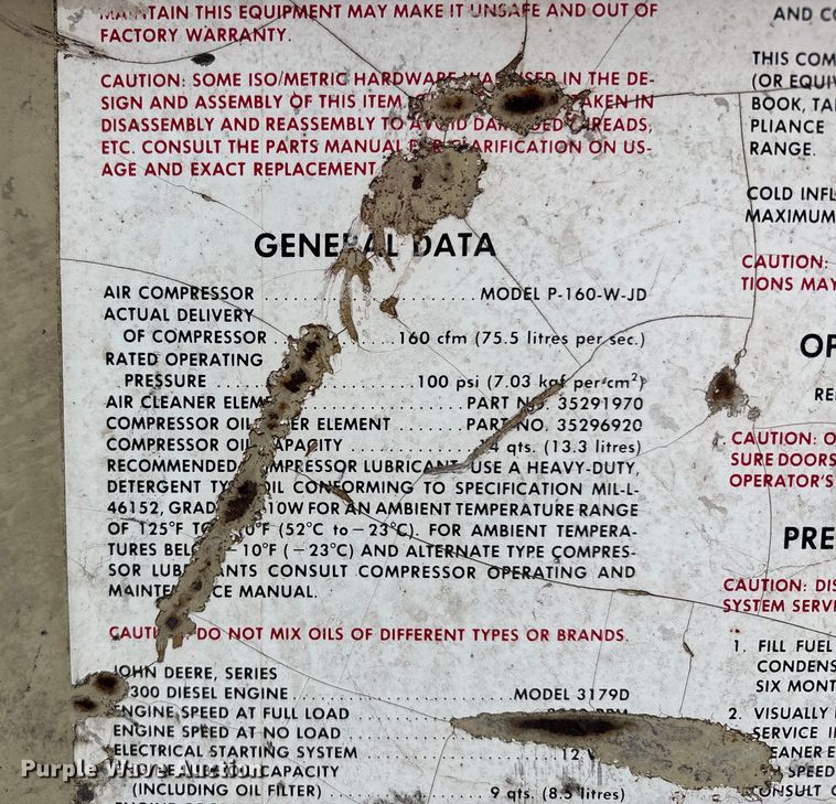 image for item FB3524 Ingersoll Rand 160 air compressor