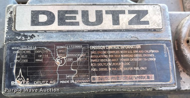 image for item FB5495 2015 Hamm H11ix single drum vibratory roller