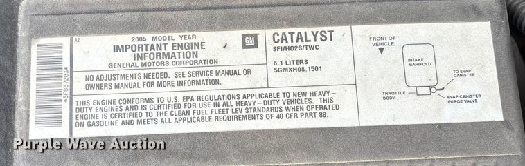 image for item FC1533 2005 Chevrolet Silverado 2500HD Crew Cab pickup truck