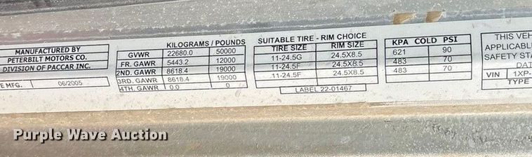 image for item FC1535 2006 Peterbilt 379 semi truck