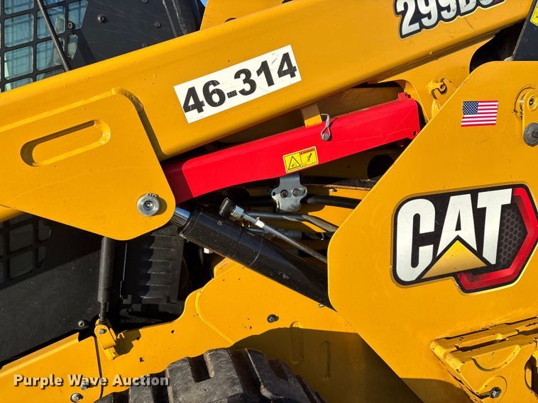 image for item FG0069 2022 Caterpillar 299D3 tracked skid steer loader