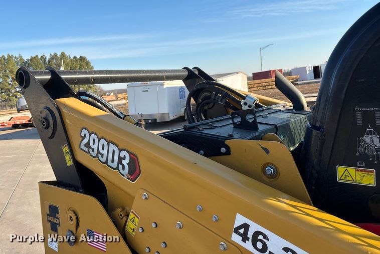 image for item FG0069 2022 Caterpillar 299D3 tracked skid steer loader