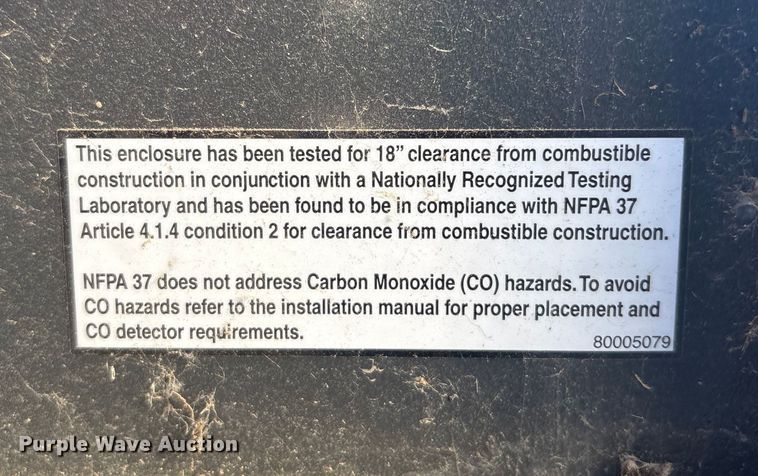 image for item FG2647 Briggs & Stratton generator