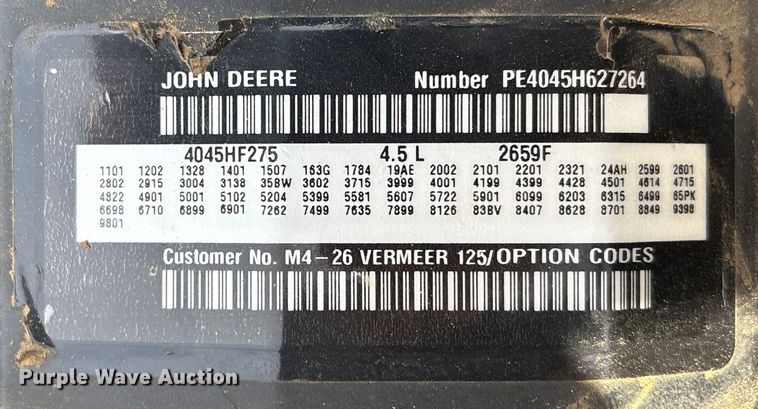image for item FG2666 2007 Vermeer D36x50II directional boring unit