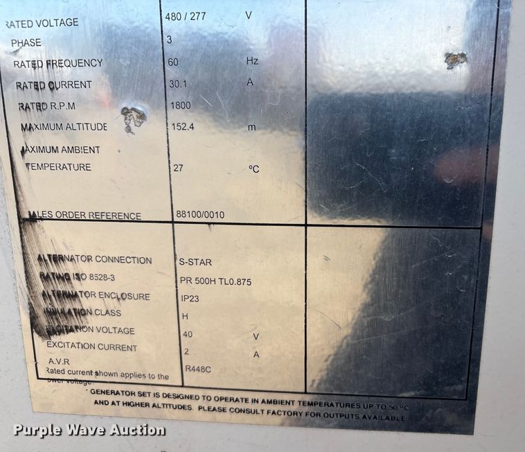 image for item FG2667 2003 Olympian XQ20P2 generator