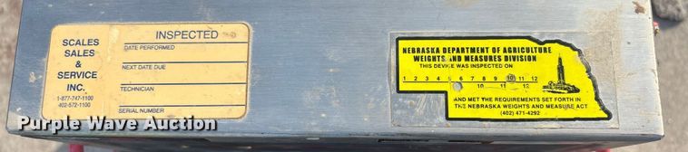 image for item FG2673 1990 Cardinal 3535-80PRL truck scale