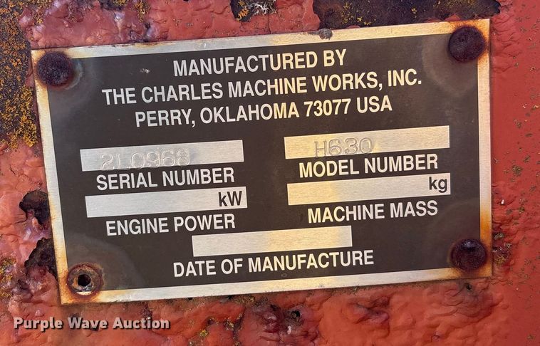 image for item FI0132 Ditch Witch 5020 DD vibratory cable plow