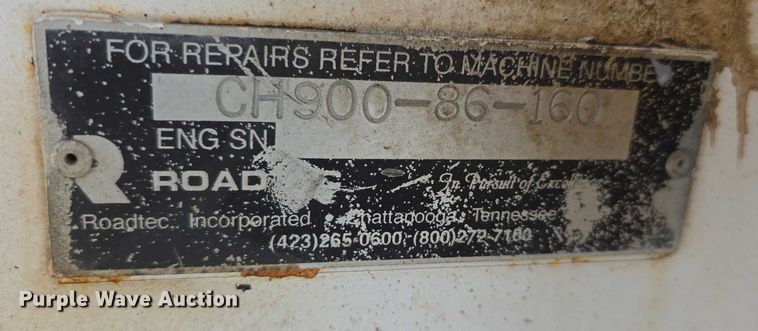 image for item FI0826 2006 Roadtec RX-900 milling machine