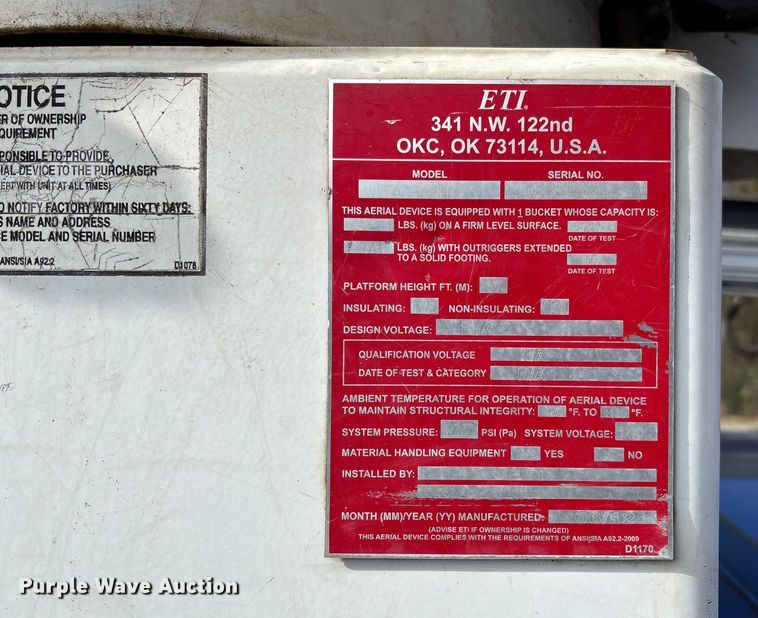 image for item FI1652 2012 Ford F450 XL Super Duty bucket truck