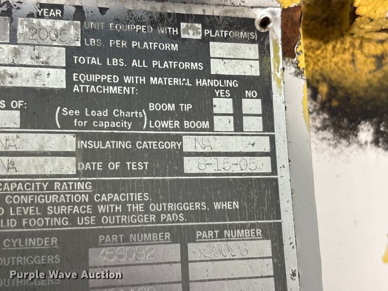 image for item FK1128 2005 GMC C8500 digger derrick truck