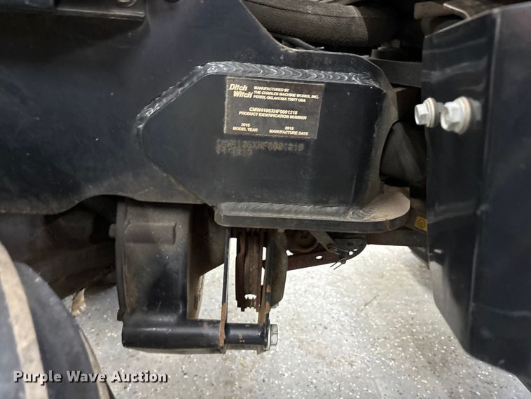 image for item FK1129 2015 Ditch Witch 410SX trencher