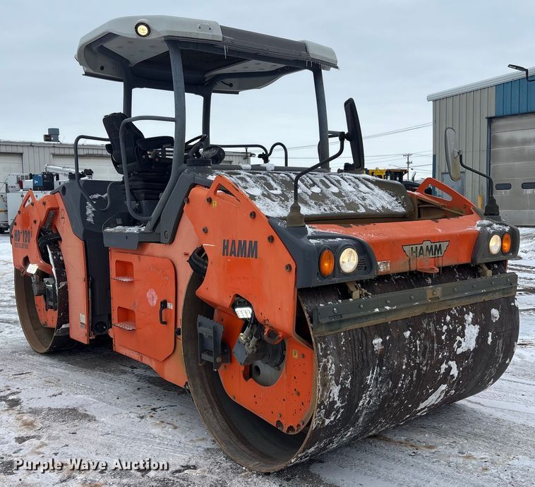image for item FK1170 2014 Hamm HD120 double drum vibratory roller