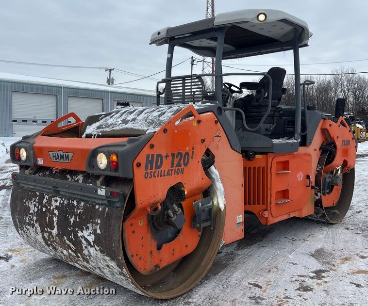 image for item FK1170 2014 Hamm HD120 double drum vibratory roller