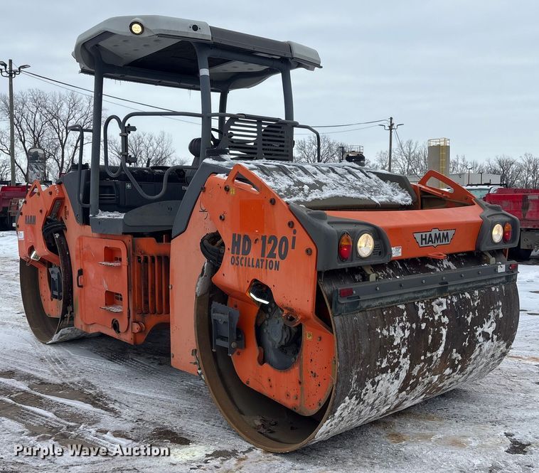 image for item FK1170 2014 Hamm HD120 double drum vibratory roller
