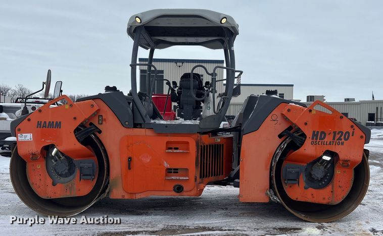 image for item FK1170 2014 Hamm HD120 double drum vibratory roller