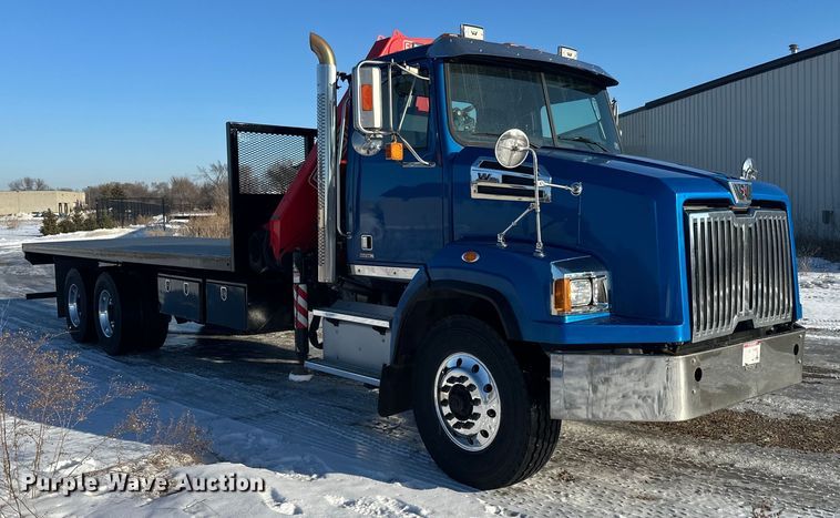 image for item FK1601 2018 Western Star 4700 crane truck