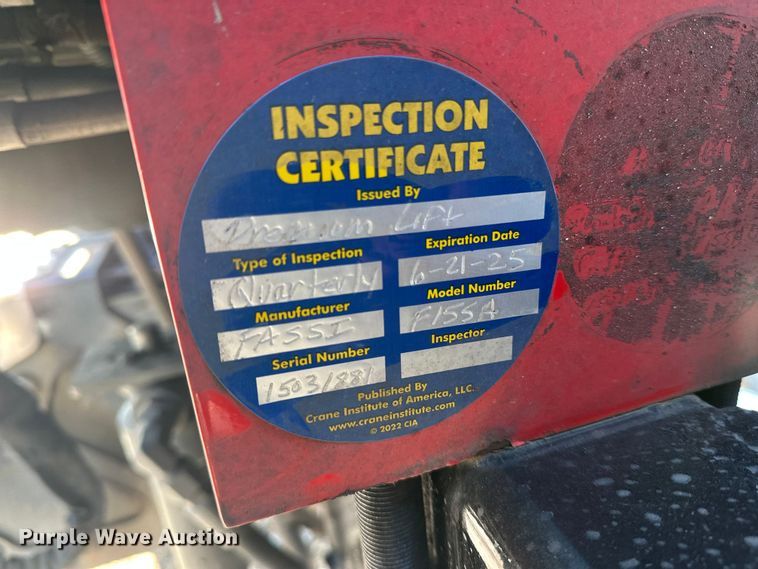 image for item FK1601 2018 Western Star 4700 crane truck