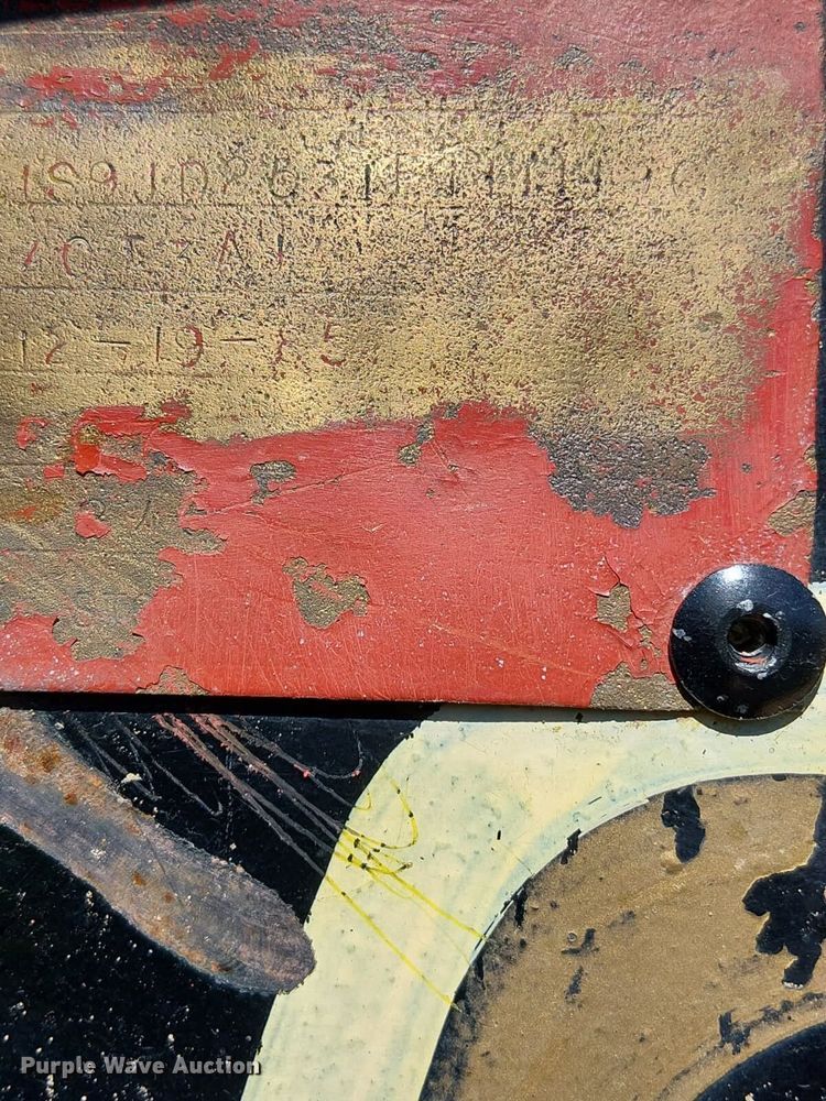 image for item FK2527 1985 Siebert lowboy equipment trailer