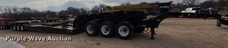 image for item FK2527 1985 Siebert lowboy equipment trailer